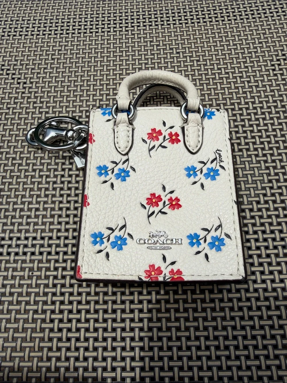 NWOT Coach North/South Mini Tote Bag Charm